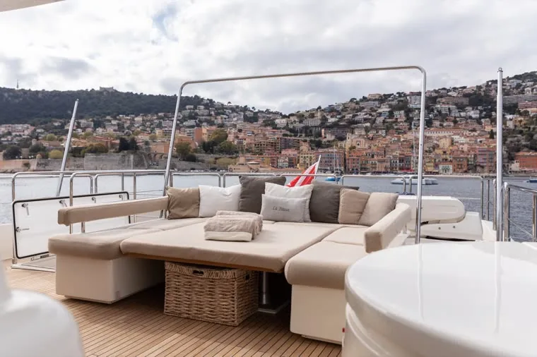 The aft deck
