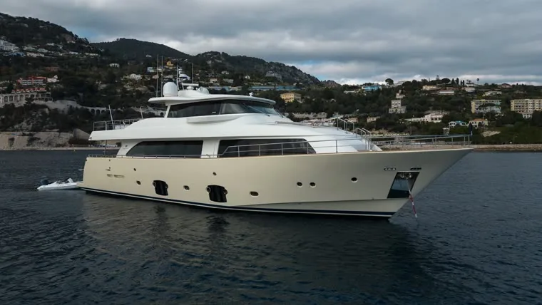 At anchor aboard La Pausa